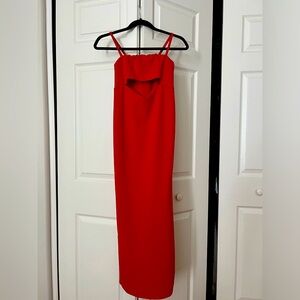 Nasty Gal red evening dress, size XS (US 0, UK 4)